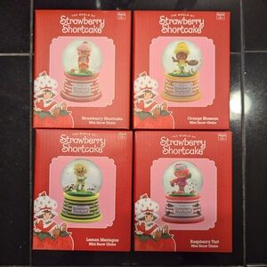 Strawberry Shortcake Mini Snow Globe Set